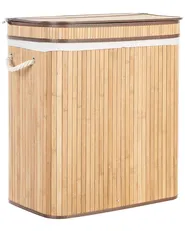Wäschekorb KALTHOTA Bambus Hellbraun 100 L_849156