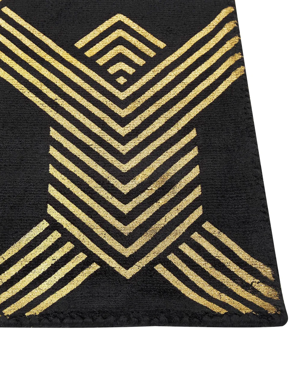 Rug VEKSE Black 160 x 230 cm Viscose_806421