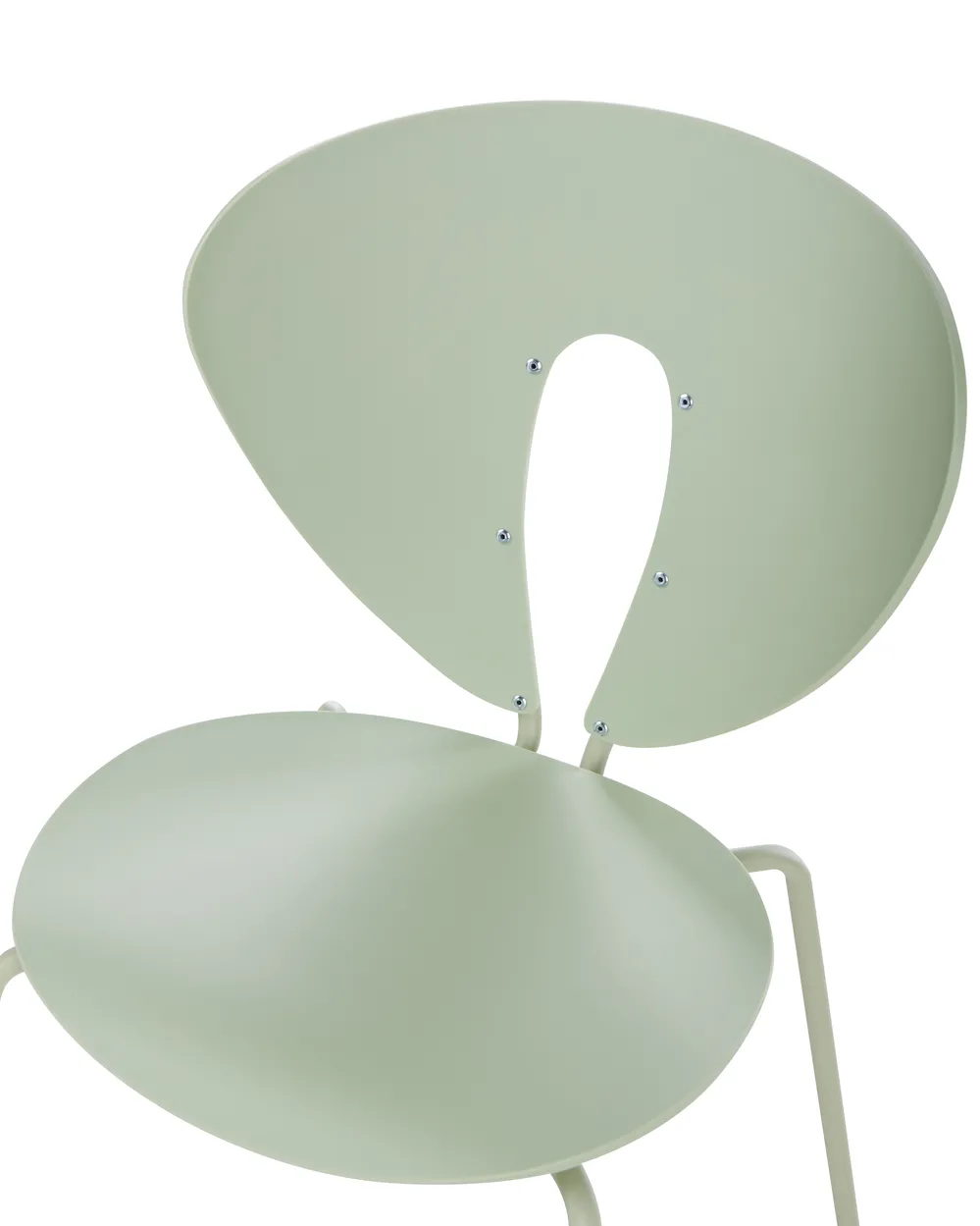 Set of 2 Dining Chairs TRACY Light Green_929890