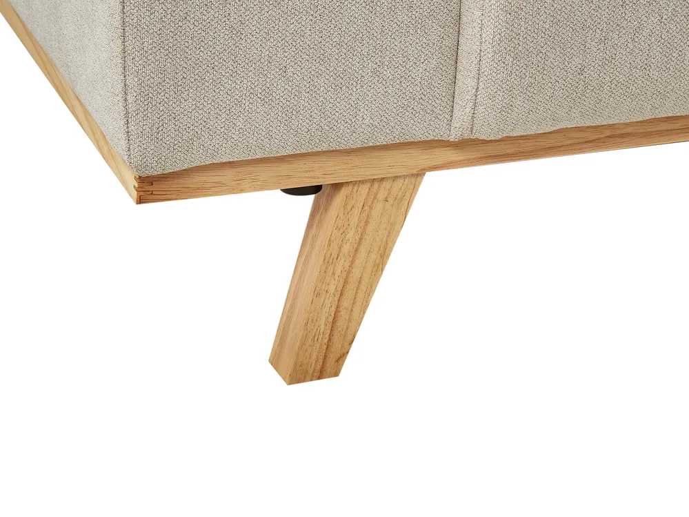 Ecksofa 3-Sitzer NORA Stoff Hellbeige linksseitig_937395