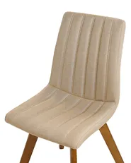 Set of 2 Dining Chairs CALGARY Sand Beige_800057