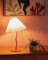 Tischlampe ALWERO Metall Orange