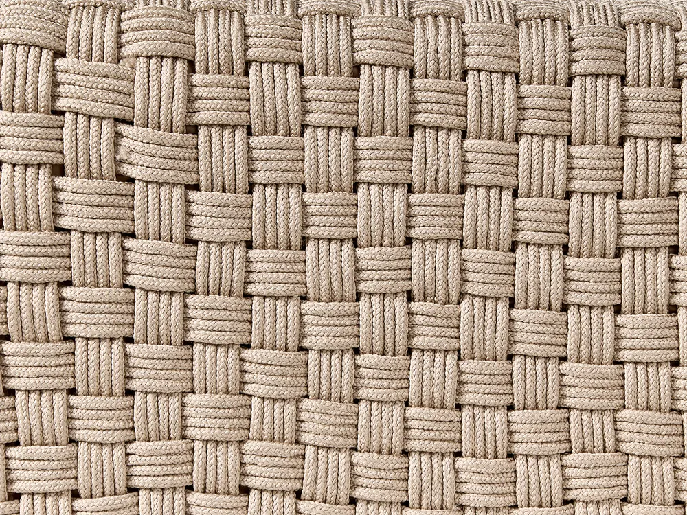 Pouf NALLI Kunststoff Taupe_939237
