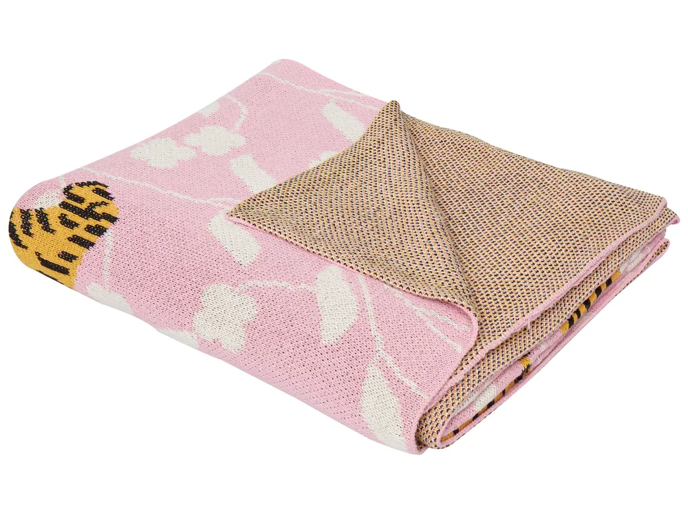 Kuscheldecke NERAI Baumwolle 130 x 170 cm Bunt