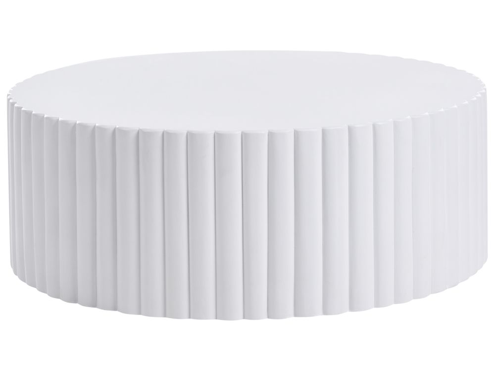 Salontafel POZZA 117 cm 117 cm Wit