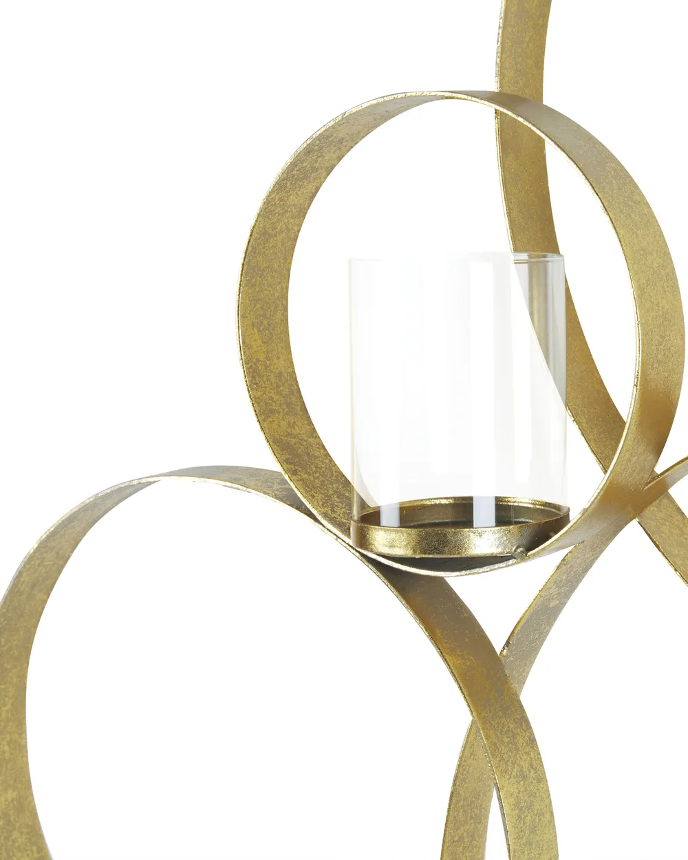 Wandkerzenhalter BURU 80 cm Metall Gold_826480