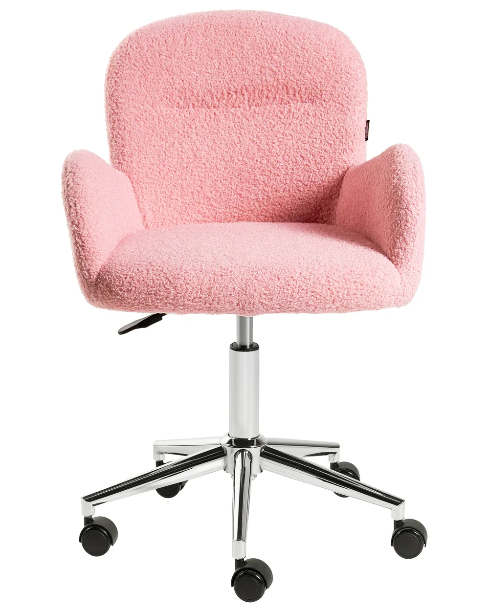 Schreibtischstuhl PRIDDY Bouclé Rosa_1101253
