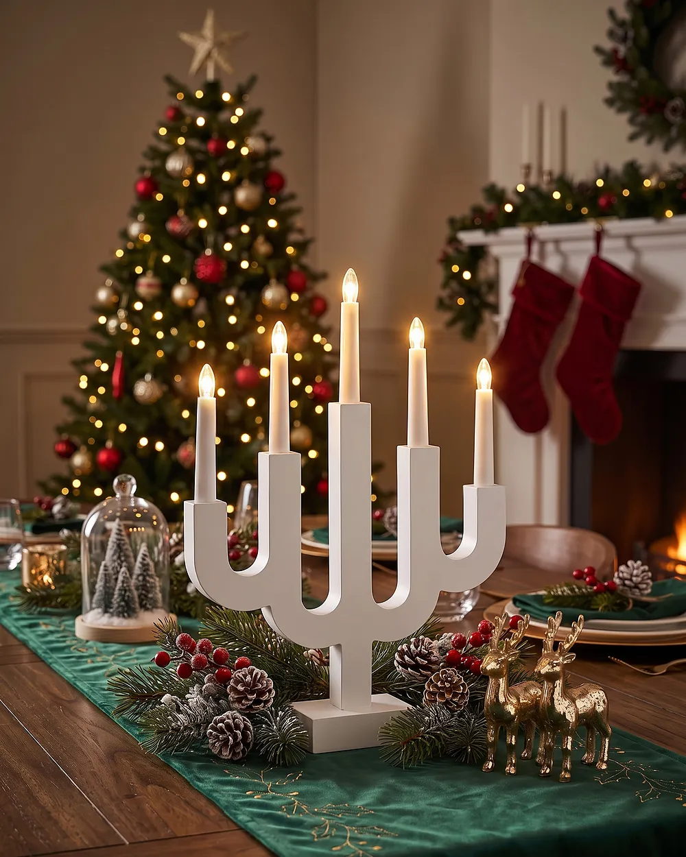 Christmas Decoration LED BJORKAN 42 cm White_1161632