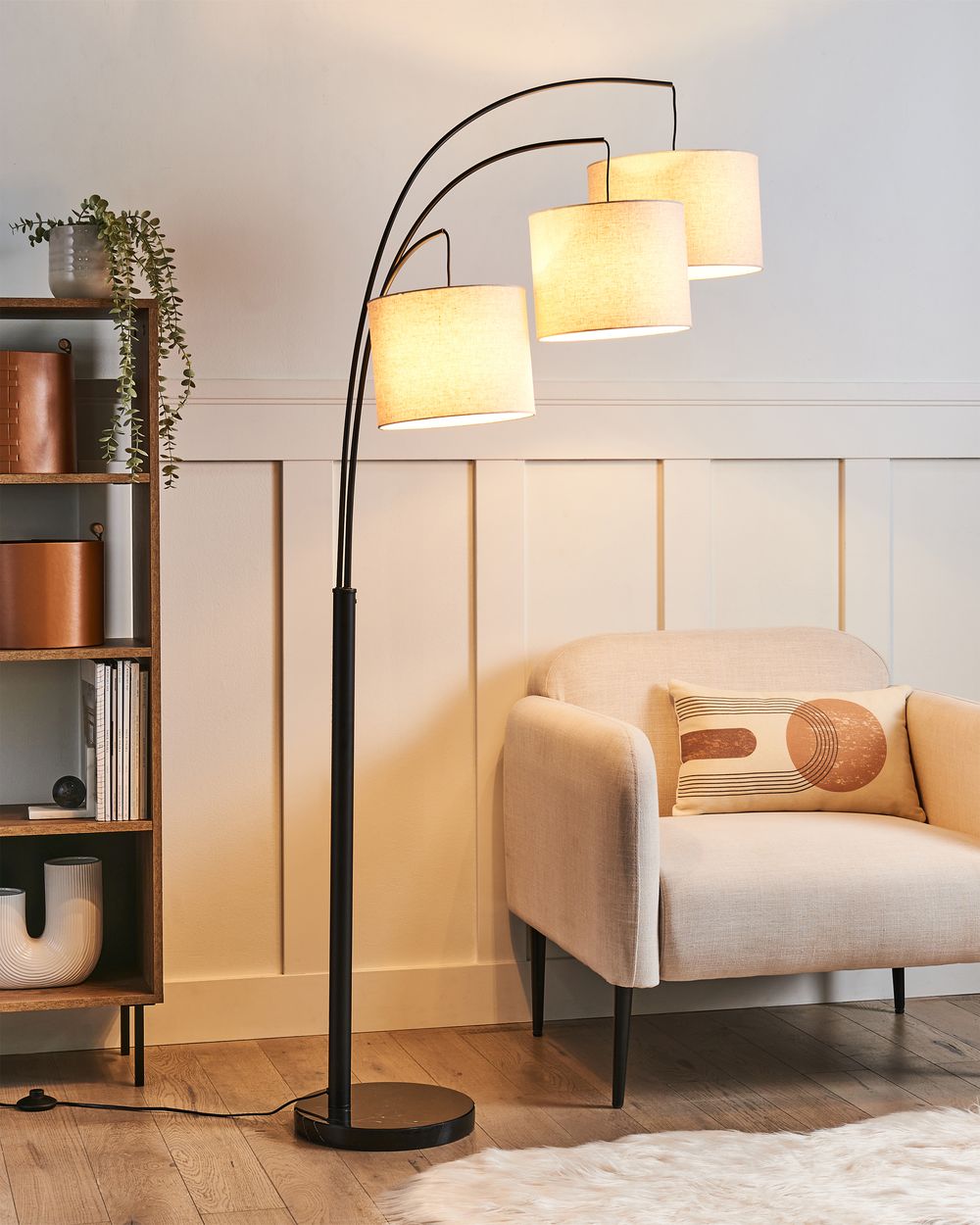 Lampadaire CARONI Lin Beige