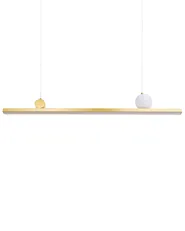 LED Pendant Lamp ALWAND Metal Gold_934426