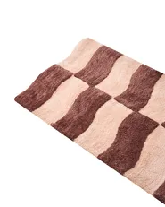 Badematte DIWANA Braun / Beige 60 x 90 cm_1025983