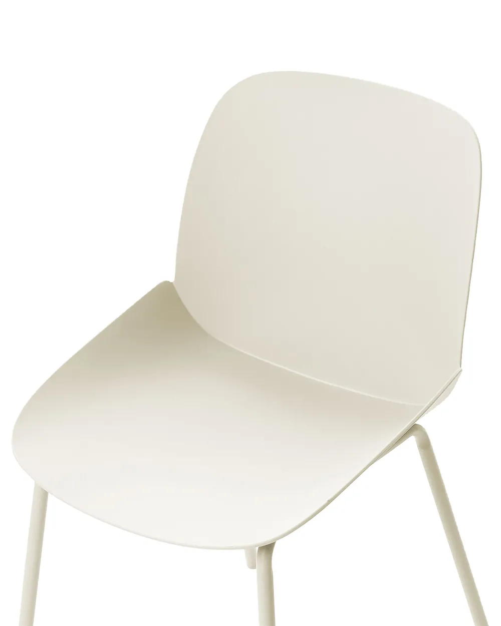 Set of 2 Dining Chairs MILACA Beige_868203
