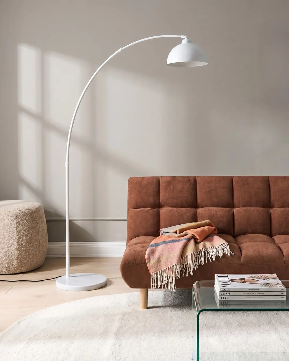 Floor Lamp CAGAYAN Metal White_1054054
