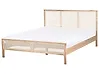 Bett mit Lattenrost Kiefernholz SALERNAS 160 x 200 cm Hellbraun