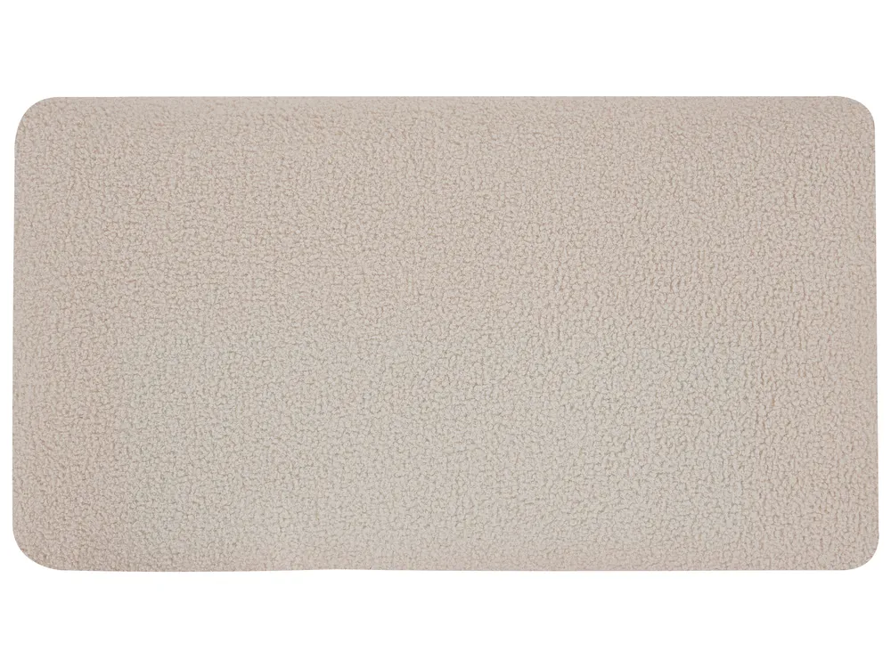 Modul Ecksofa 5-Sitzer KIVVIK mit Ottomane Bouclé Beige rechtsseitig_1045776
