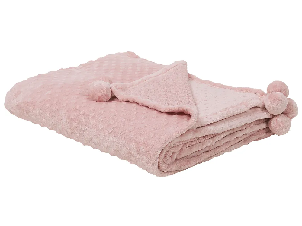 Kuscheldecke SAMUR 200 x 220 cm Rosa