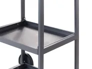 Outdoor Kitchen Set with Sink ORTISEI Graphite Grey Metal_934836