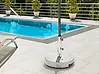 Sonnenschirmfuß CERZETO Rund Grau 30 kg
