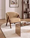 Sessel SKEI Webpelz Beige