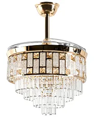 Plafondventilator met verlichting ALAPAHA met afstandsbediening LED Goud_1125772