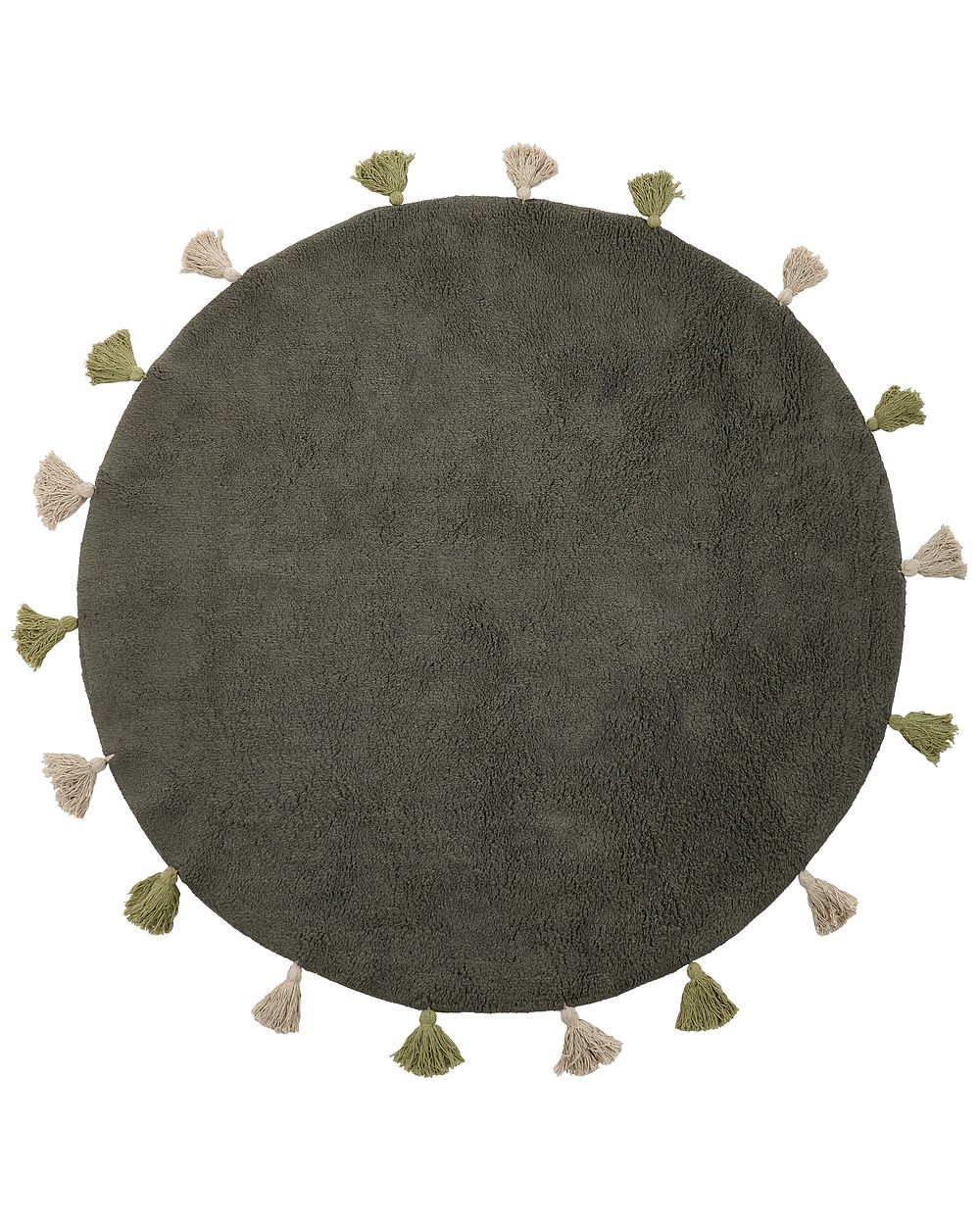 Tapis enfant KODINHI  Vert foncé ø 120 cm Coton
