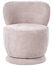 Fauteuil pivotant BLOMMA Tissu chenille_1163668