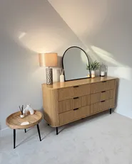 Kommode mit 6 Schubladen BRADLEY Braun_1051269