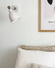Set of 2 Wall Lamps MISSISSIPPI Adjustable Metal White_978893