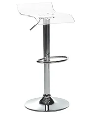 Set mit 2 Barstühlen NEUM drehbar Transparent_915161