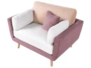 Sofa Set 4-Sitzer BOLGA Stoff Rosa_1076183