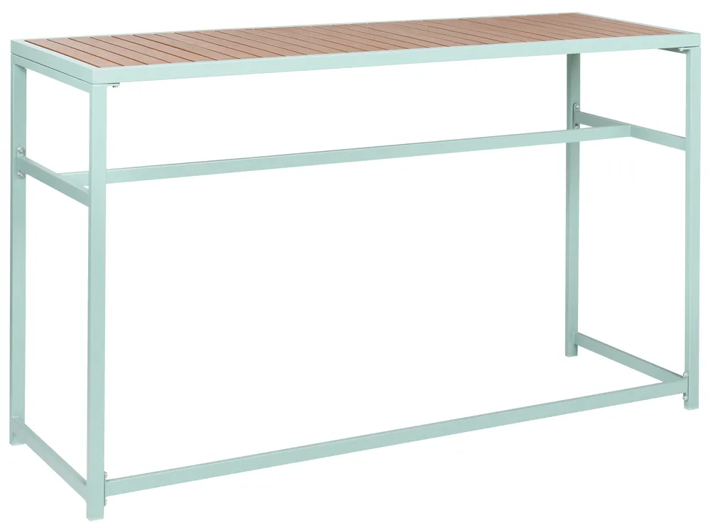 Gartenbar Set 2-Sitzer AVETRANA Metall Hellgrün_1079343