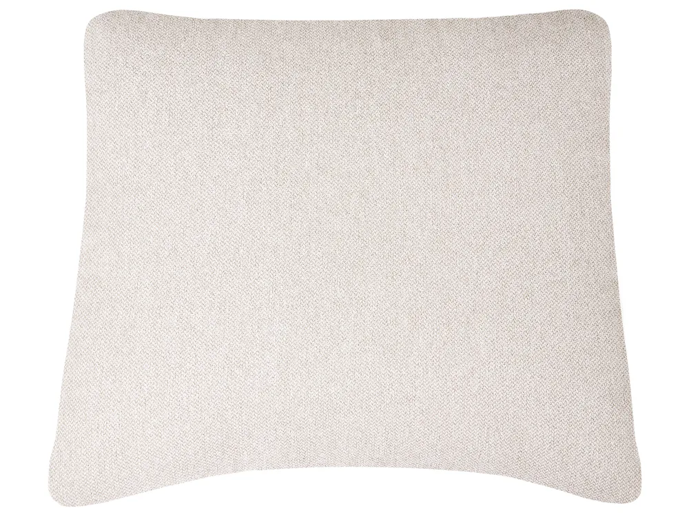 Corner Sofa 4 Seater BREDA Fabric Light Beige Left Hand_1078083