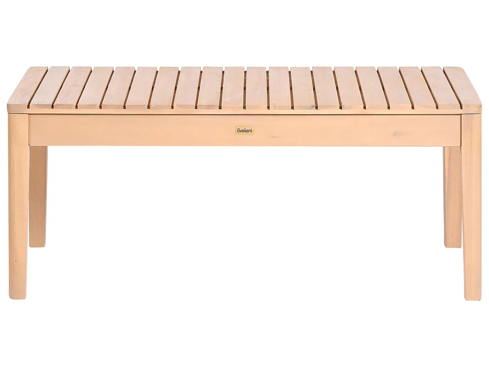 Garden Lounge Set with Table 3 Seater TALLA Acacia Wood Light Brown_1153664