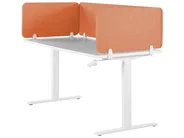 Desk Screen WALLY 130 x 40 cm Light Red_853159
