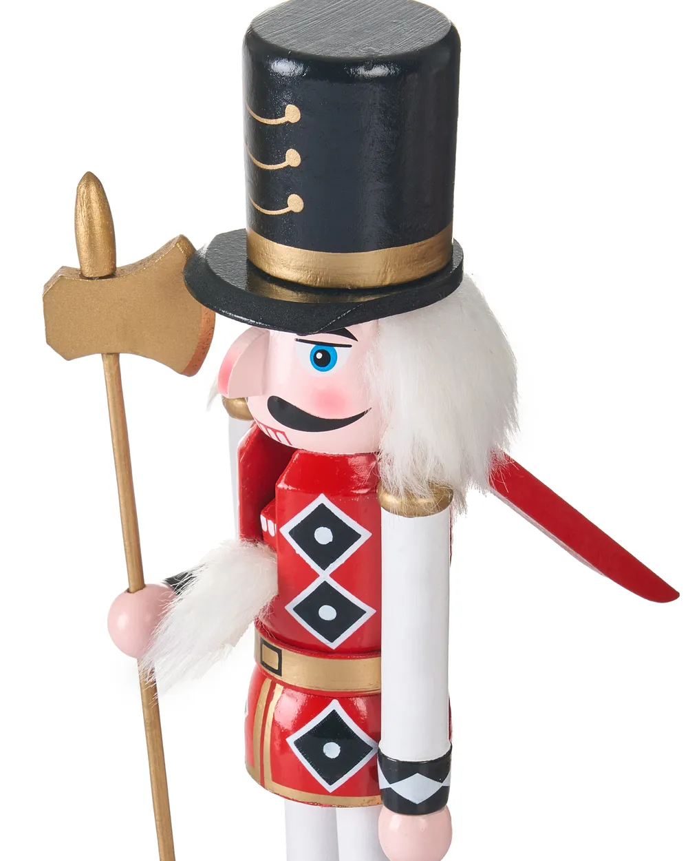 Dekofiguren 3er Set RICKLEAN 30 cm Nussknacker Rot / Weiß_1027634