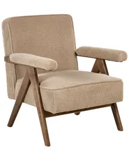 Sessel EVJE Bouclé Sandbeige_997657