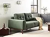 Sofa 2 Seater LAURILA Fabric Green