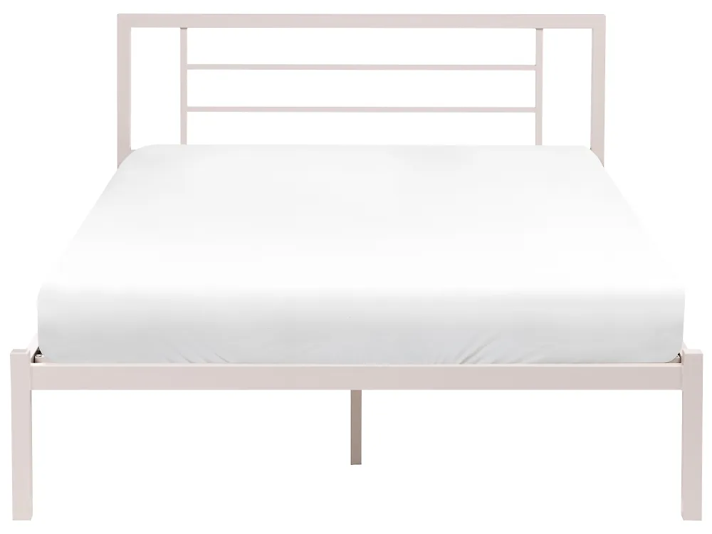 Bed Metaal CUSSET 120 x 200 cm Lichtbeige_1162057