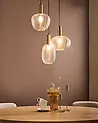 Hängeleuchte NJORO Glas Transparent