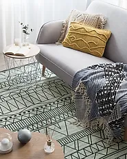 Rug KEBAN Black 160 x 230 cm_1182906