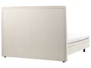 Adjustable Bed Fabric DUKE II 160 x 200 cm (EU King Size) Light Beige_910548