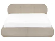 Krevet s prostorom za pohranu CAMPAN Sivo-bež 160 x 200 cm_1056129