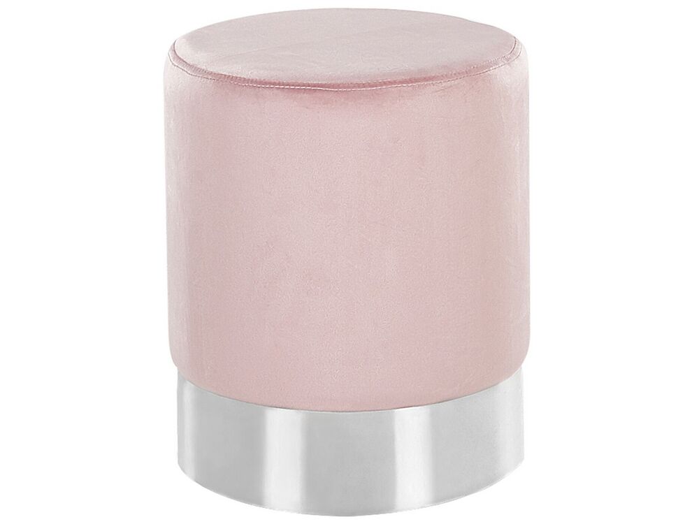 Pouffe BRIGITTE Velvet Pastel Pink