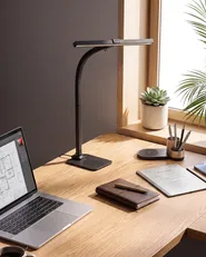 LED Desk Lamp KOURIS with Motion Sensor Metal Black_1079710