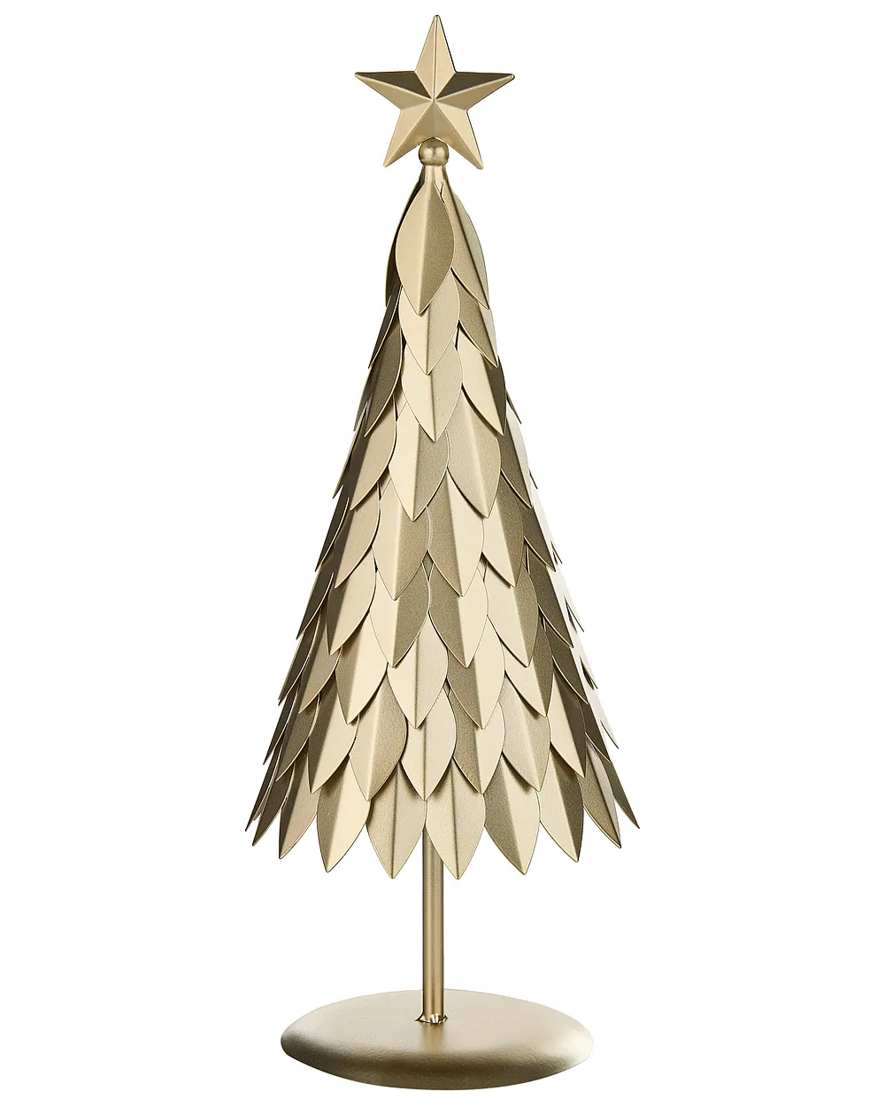 Set of 2 Figurines KEMIJOKI 41/48 cm Christmas Tree Gold_1156607