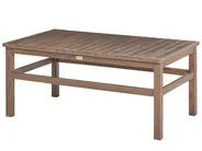 Lounge Set mit Tisch 4-Sitzer MANILA zertifiziertes Akazienholz Dunkelbraun_862489