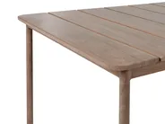 Gartentisch FLAVIA 185 cm 96 cm Metall Braun_936218