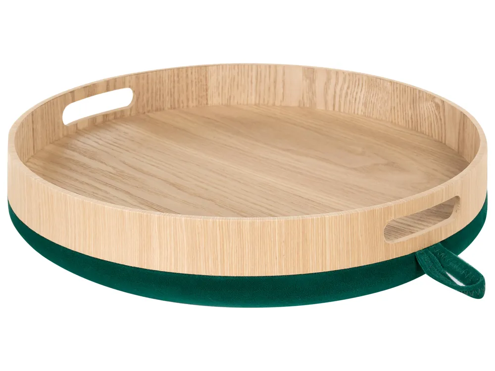 Hocker mit Stauraum NEELY Samtstoff Smaragdgrün_1026908