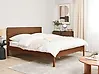 Bett mit Lattenrost BOISSET 160 x 200 cm Braune Esche