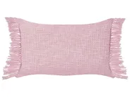 Set of 2 Decorative Cushions TANSY 40 x 60 cm Cotton Pink Solid_936117